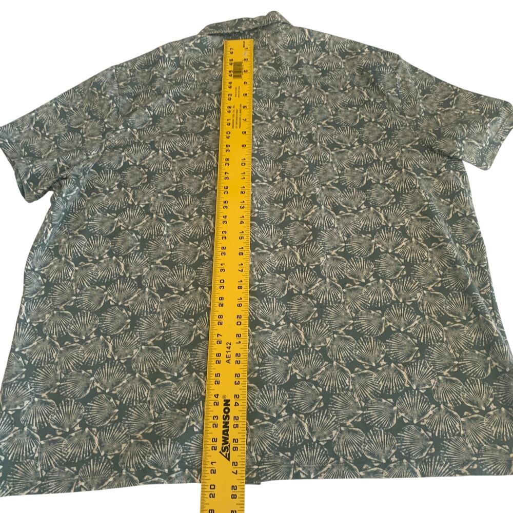 L.L. Bean Mens Size XL Reg Traditional Fit Hawaiian Button Up Short Sleeve Shirt - Picture 5 of 16